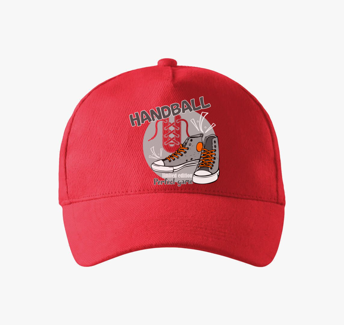 Kézilabdás cipős baseball sapka — Piros