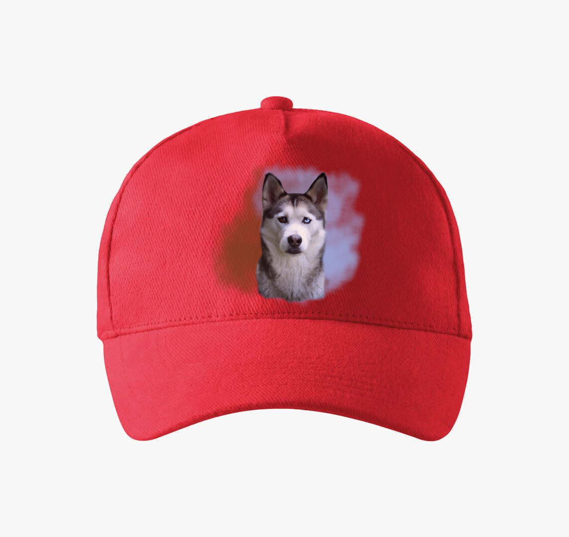Husky baseball sapka — Piros