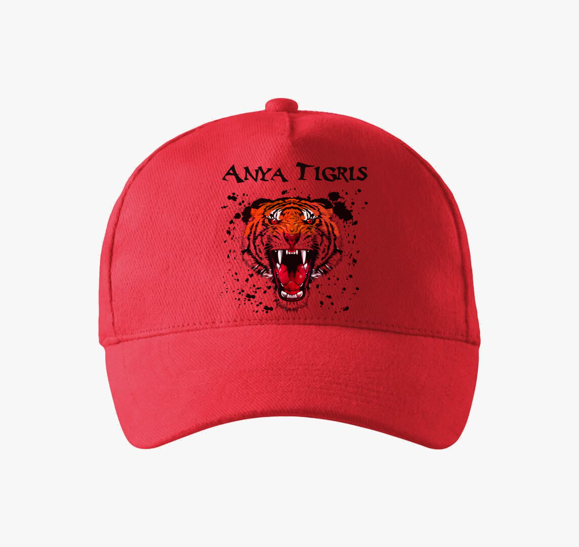 Anya tigris baseball sapka — Piros