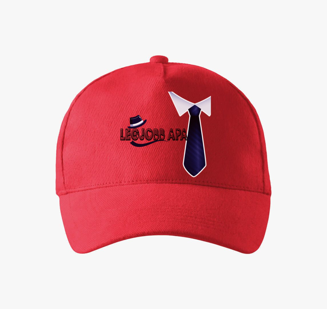 Legjobb apa baseball sapka — Piros