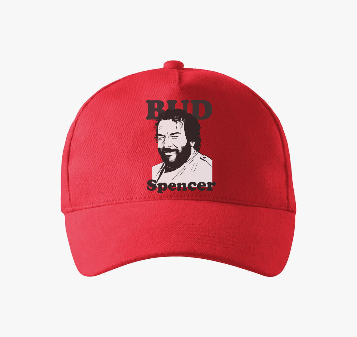 Bud Spencer a legenda baseball sapka — Piros