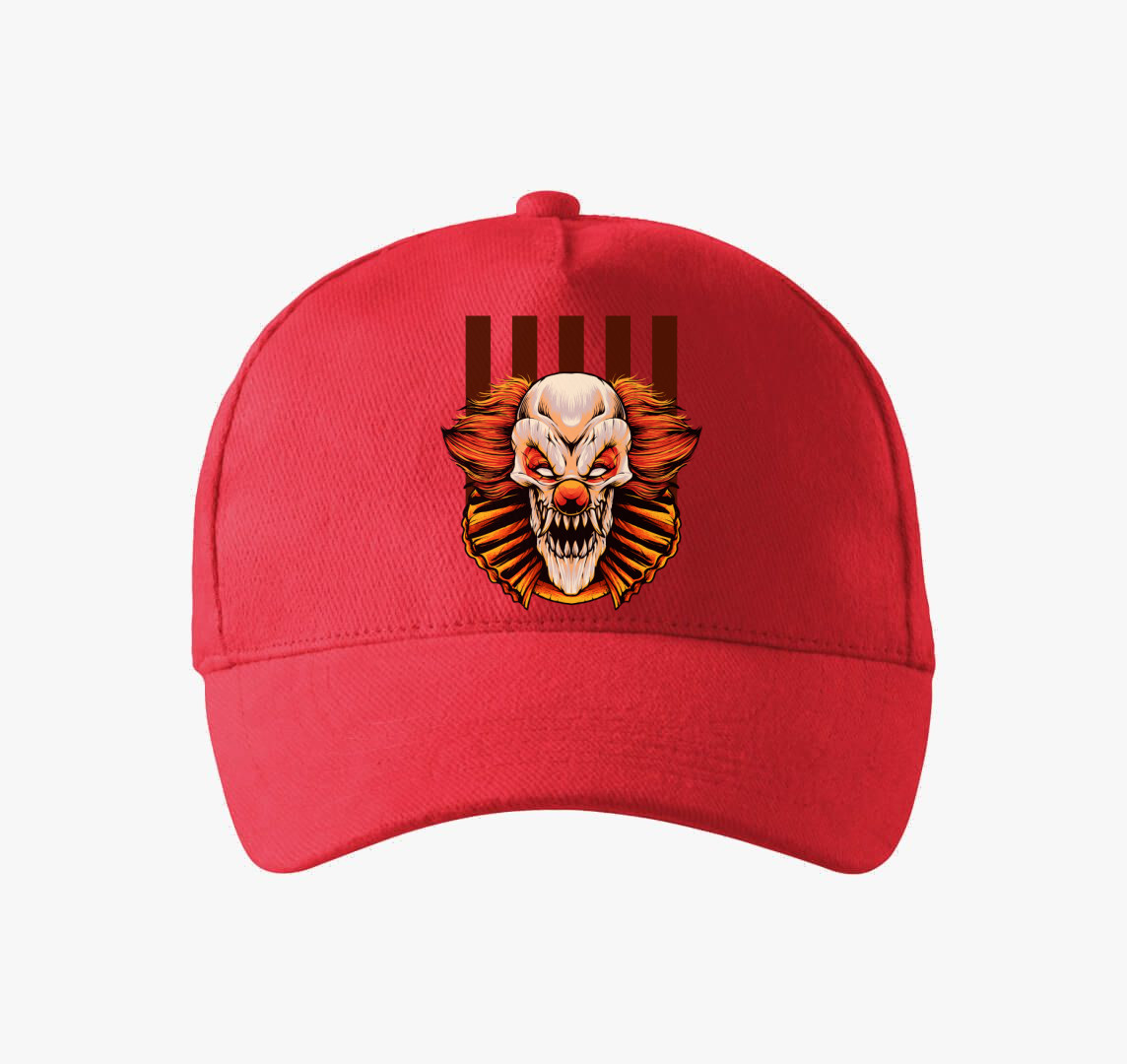 Bohóc démon baseball sapka — Piros