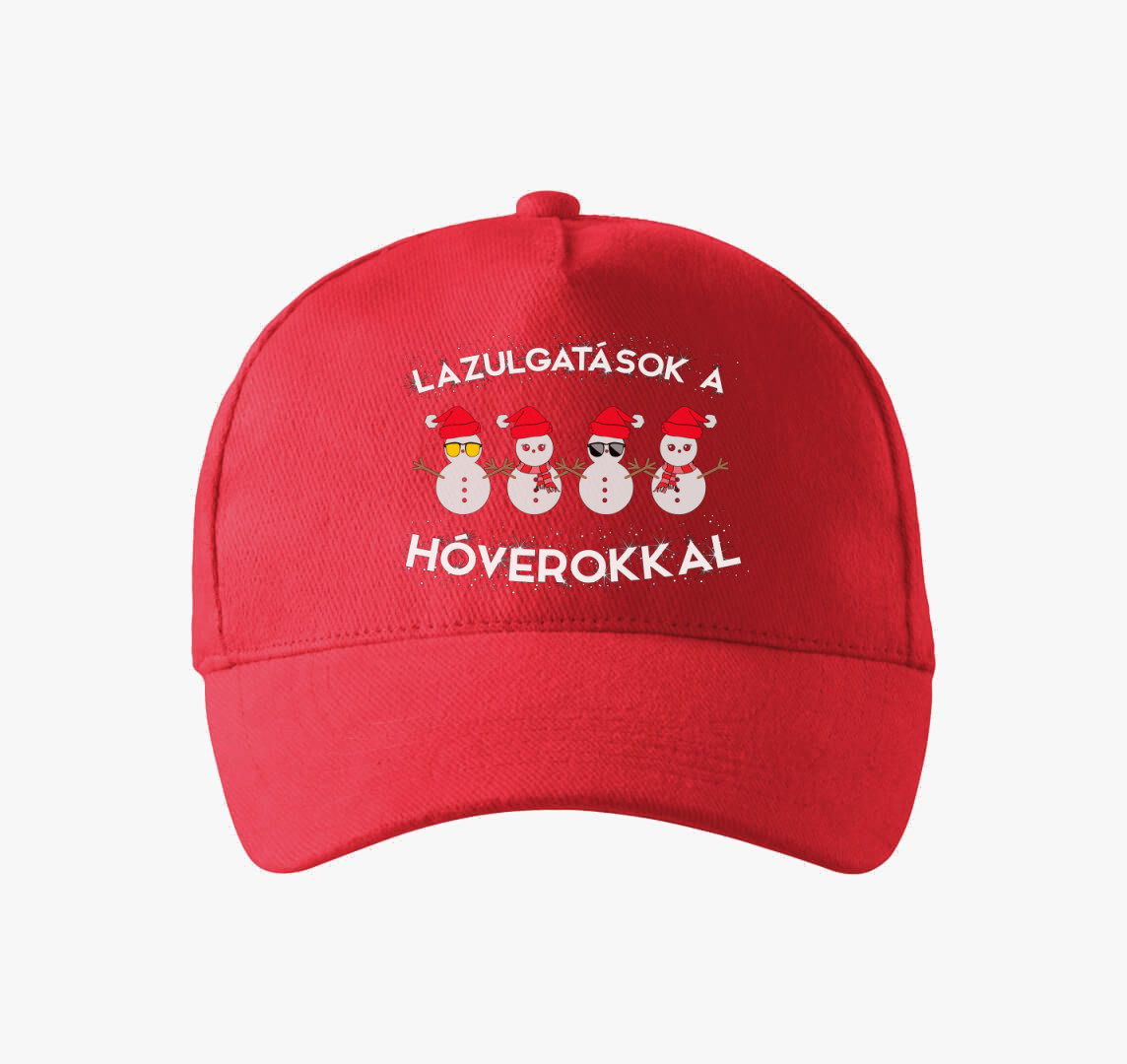 Lazulgatás a hóverokkal baseball sapka — Piros