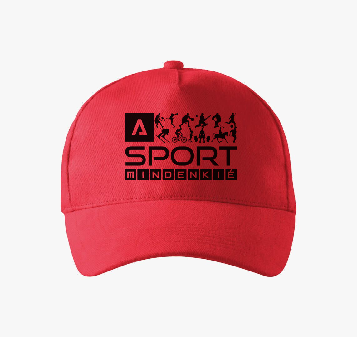 Sport mindenkié baseball sapka — Piros
