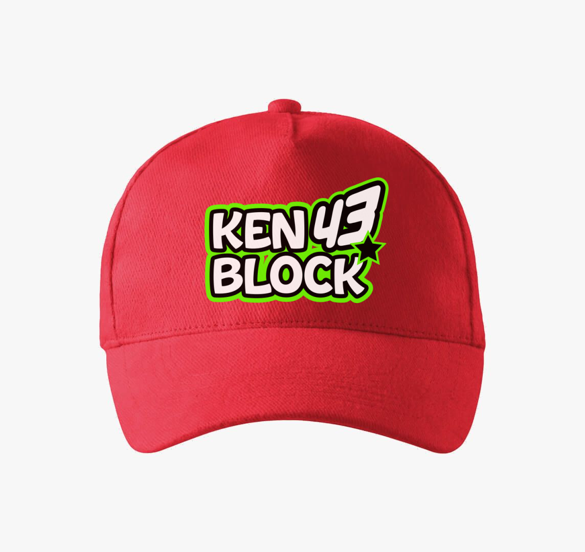 Ken Block baseball sapka — Piros