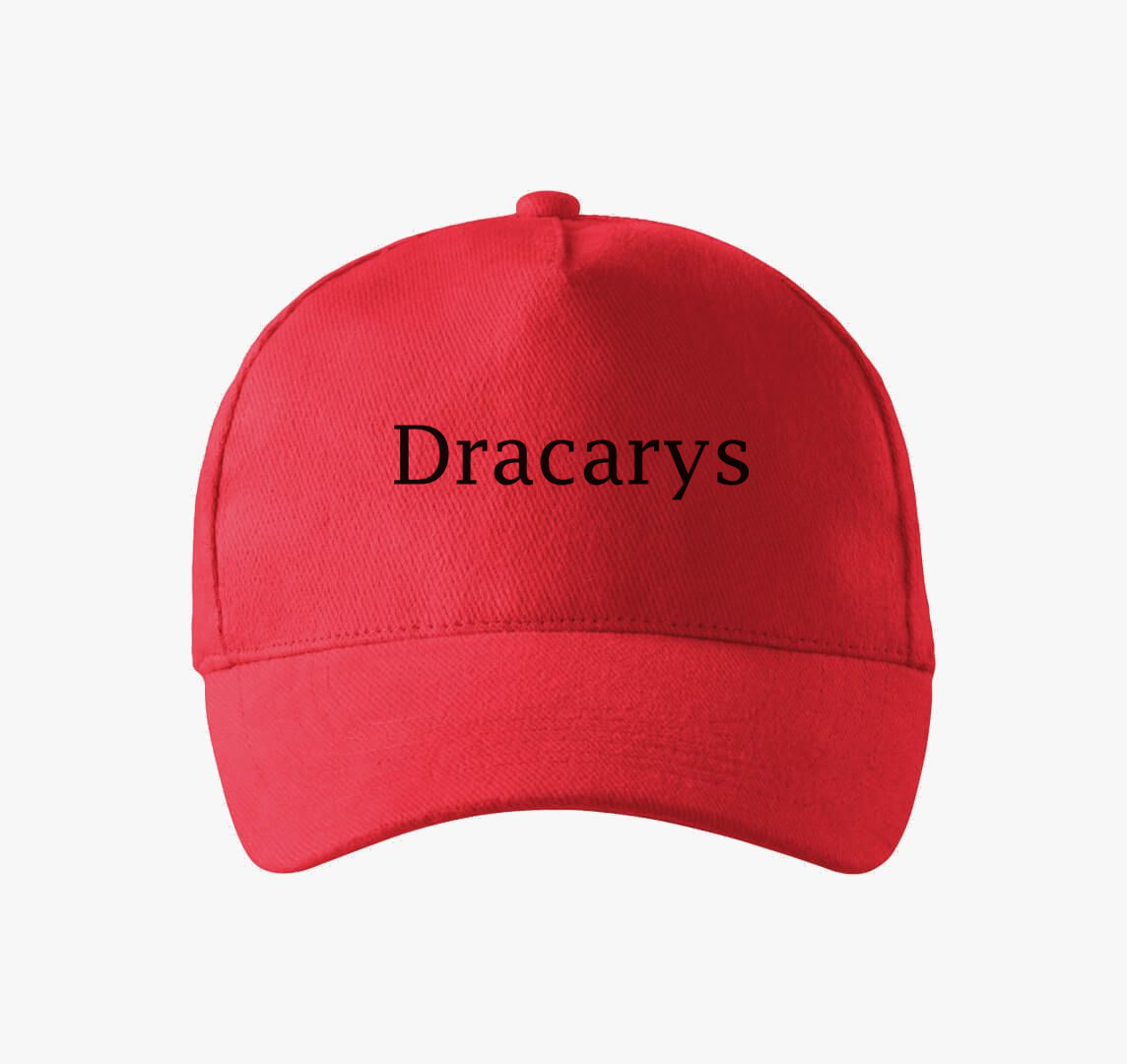 Dracarys - Trónok harca baseball sapka — Piros