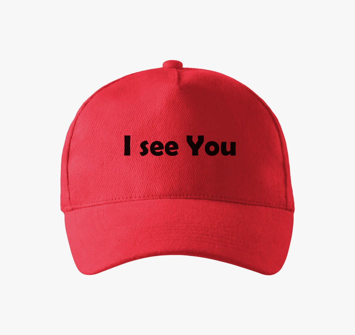 I see You baseball sapka — Piros