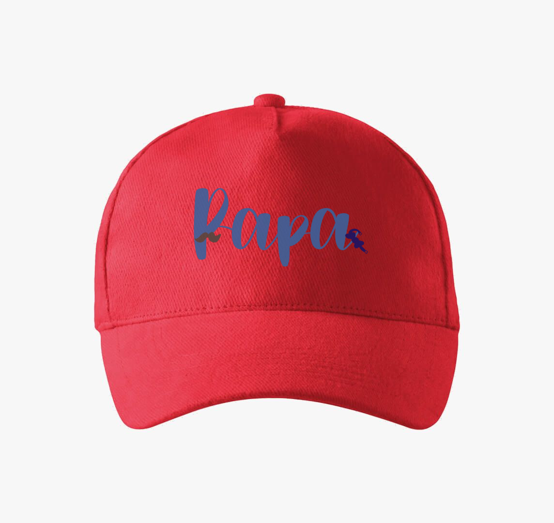 Papa baseball sapka — Piros