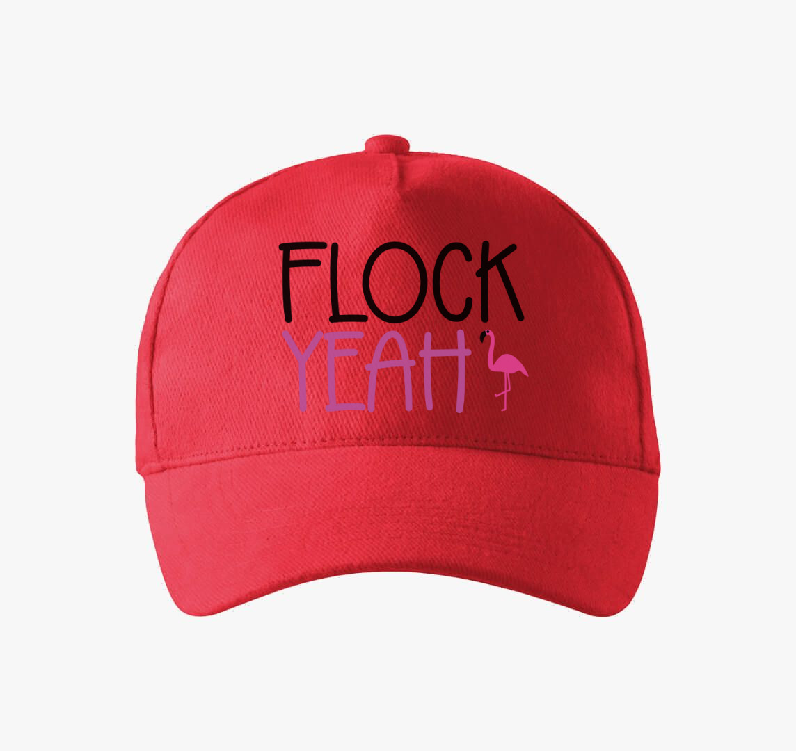 Flock yeah baseball sapka — Piros