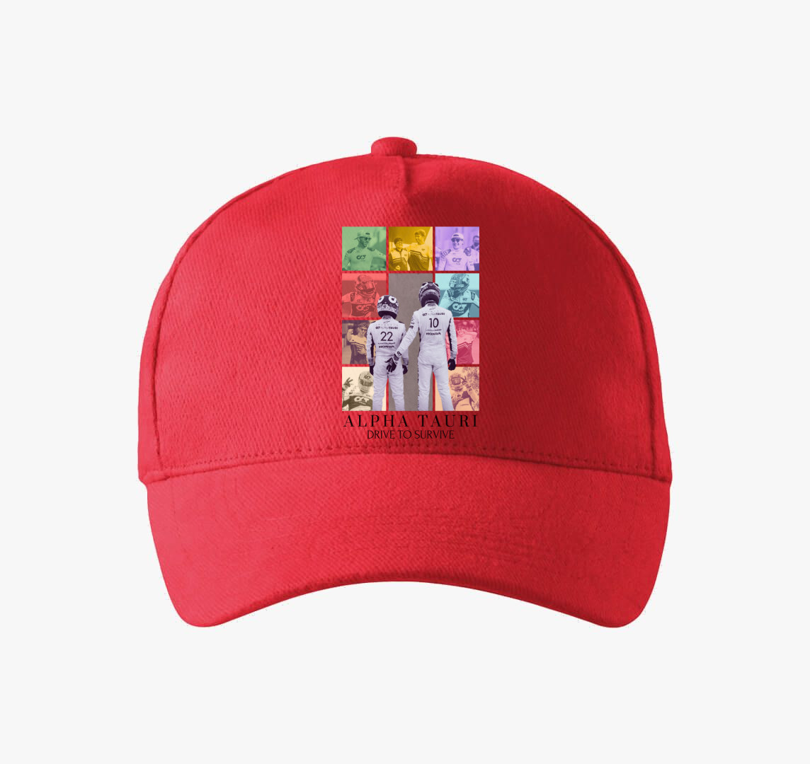 Alpha Tauri F1 baseball sapka — Piros