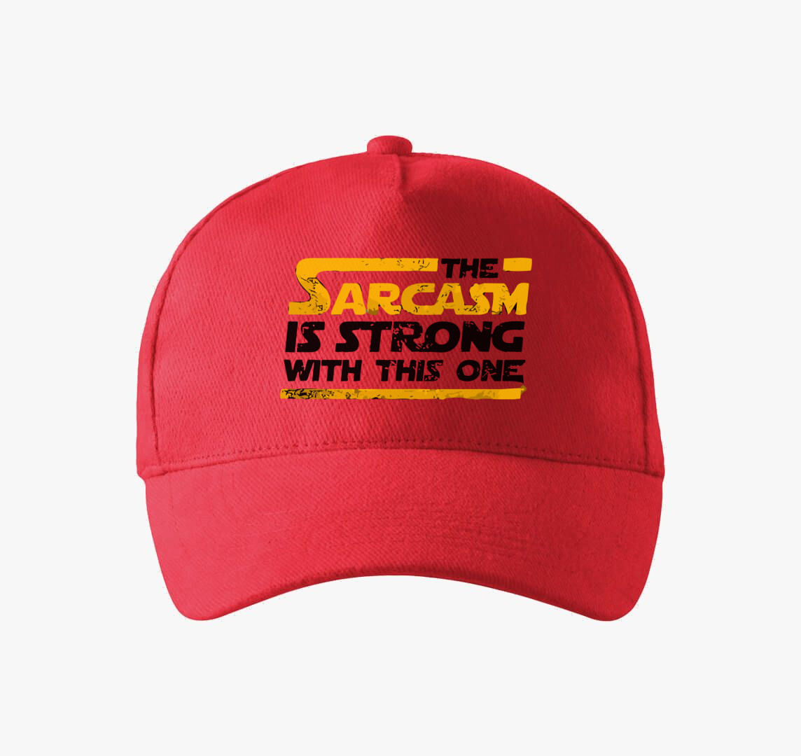 The Sarcasm baseball sapka — Piros