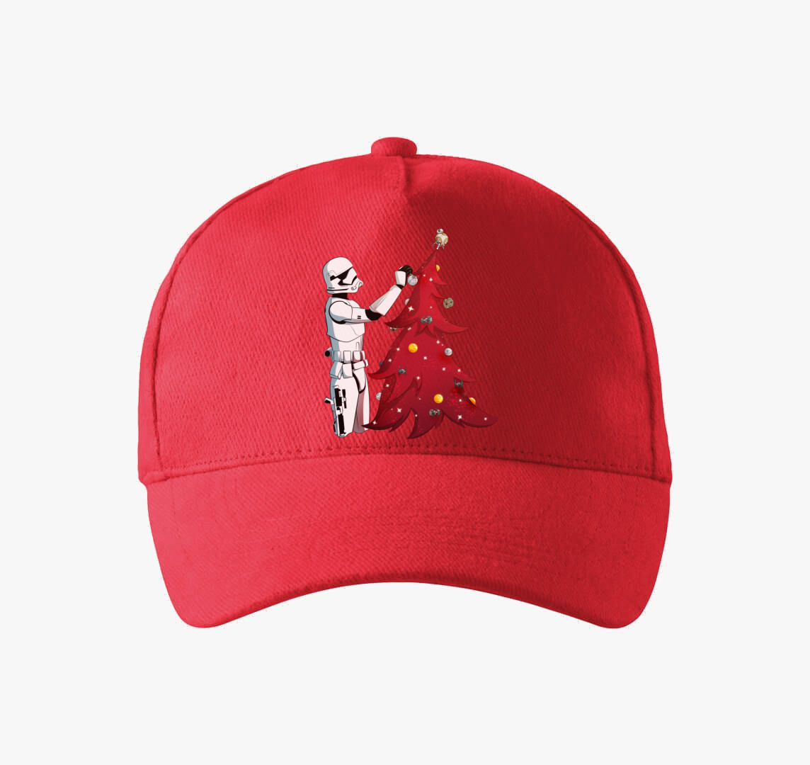 Rohamosztagos Karácsonyozik! baseball sapka — Piros