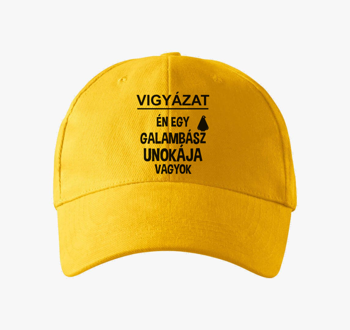 Galambász unoka baseball sapka — Sárga