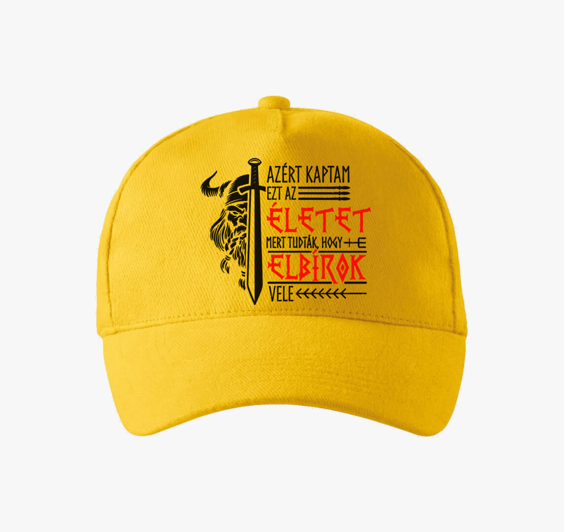 Viking élet baseball sapka — Sárga