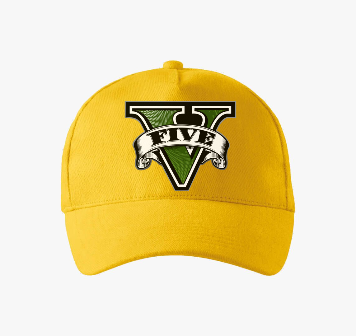 GTA Five baseball sapka — Sárga