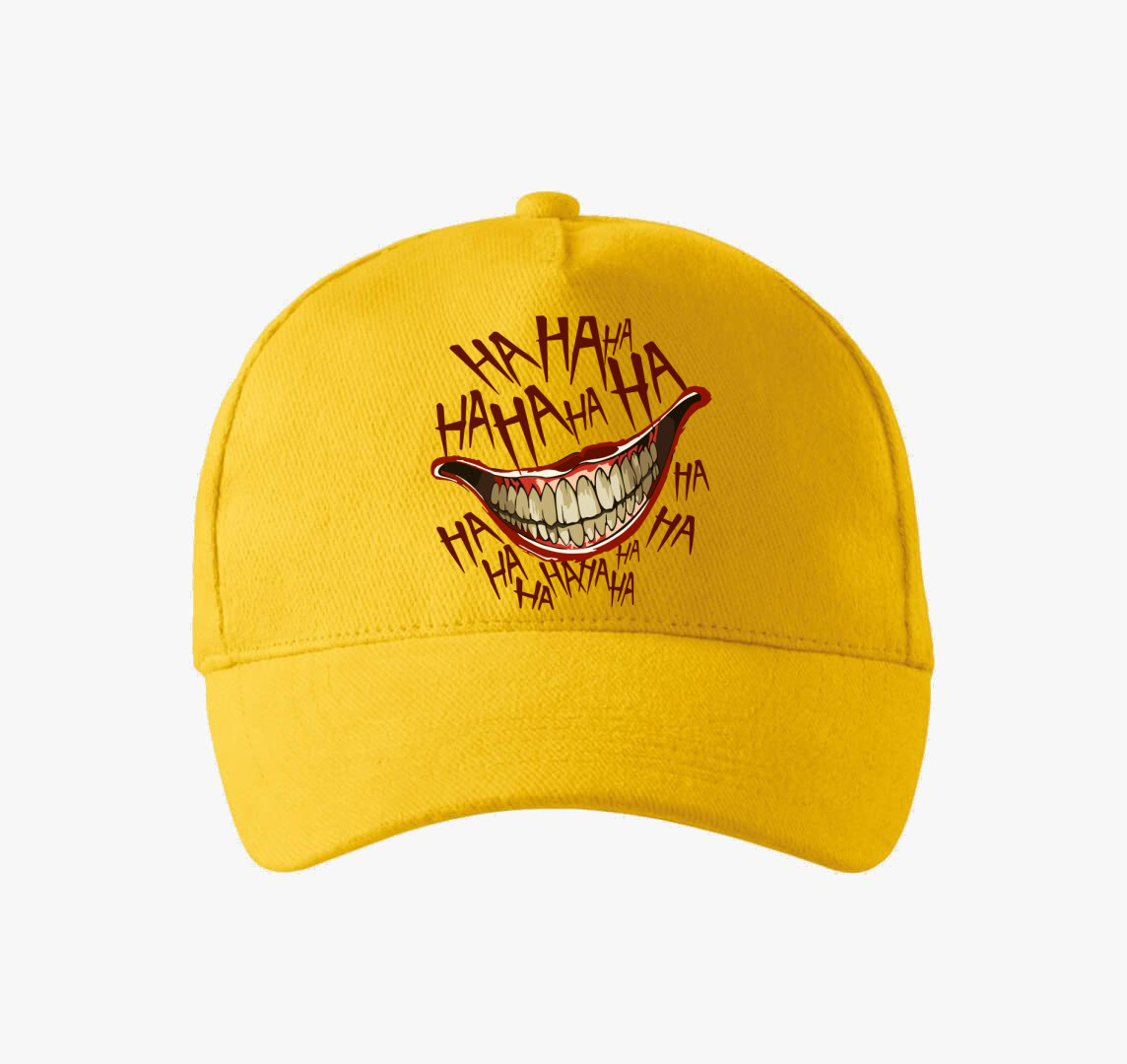 Hahaha baseball sapka — Sárga