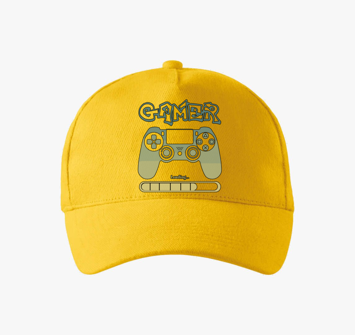 Gamer Loading baseball sapka — Sárga