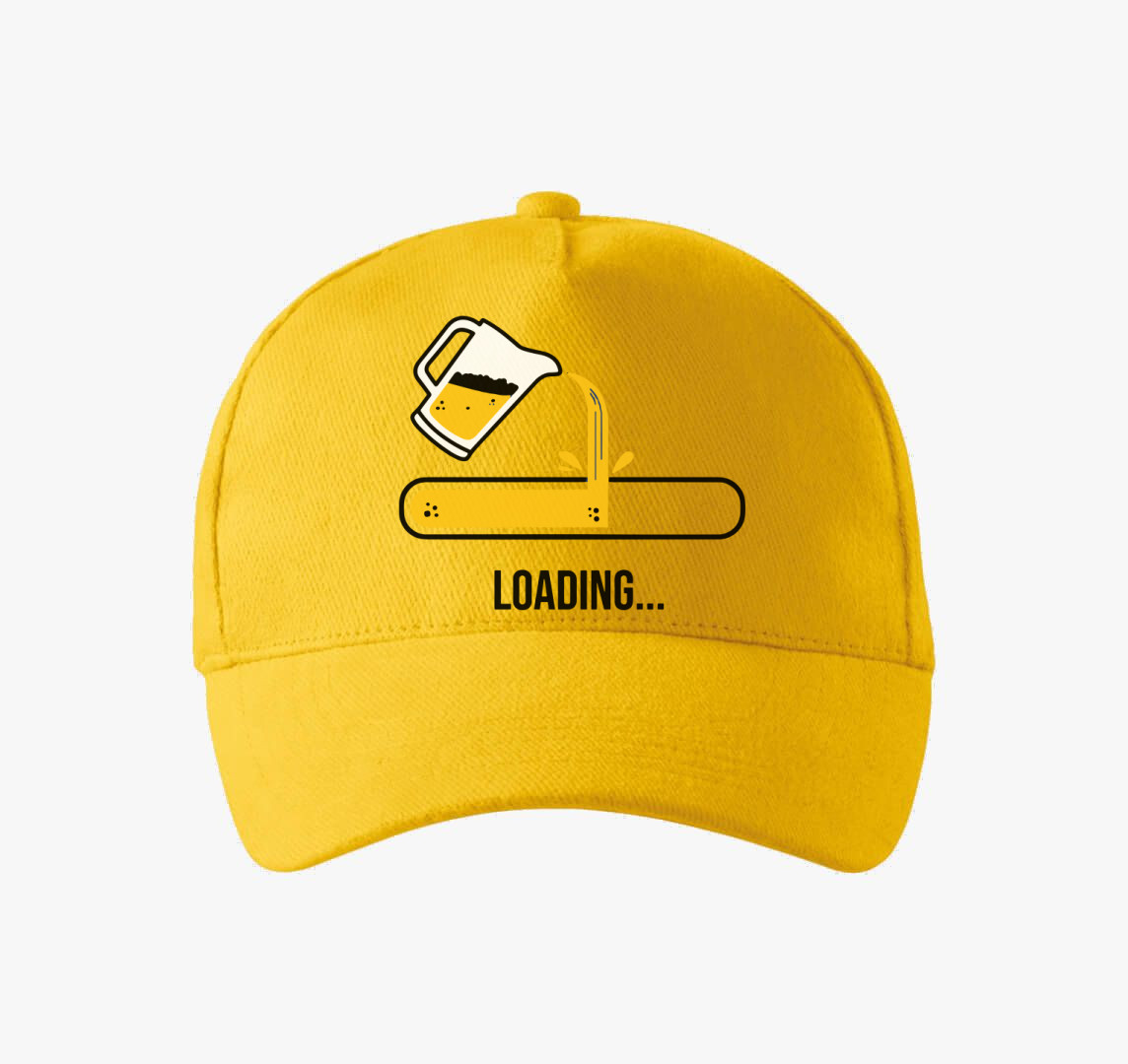 Beer Loading baseball sapka — Sárga