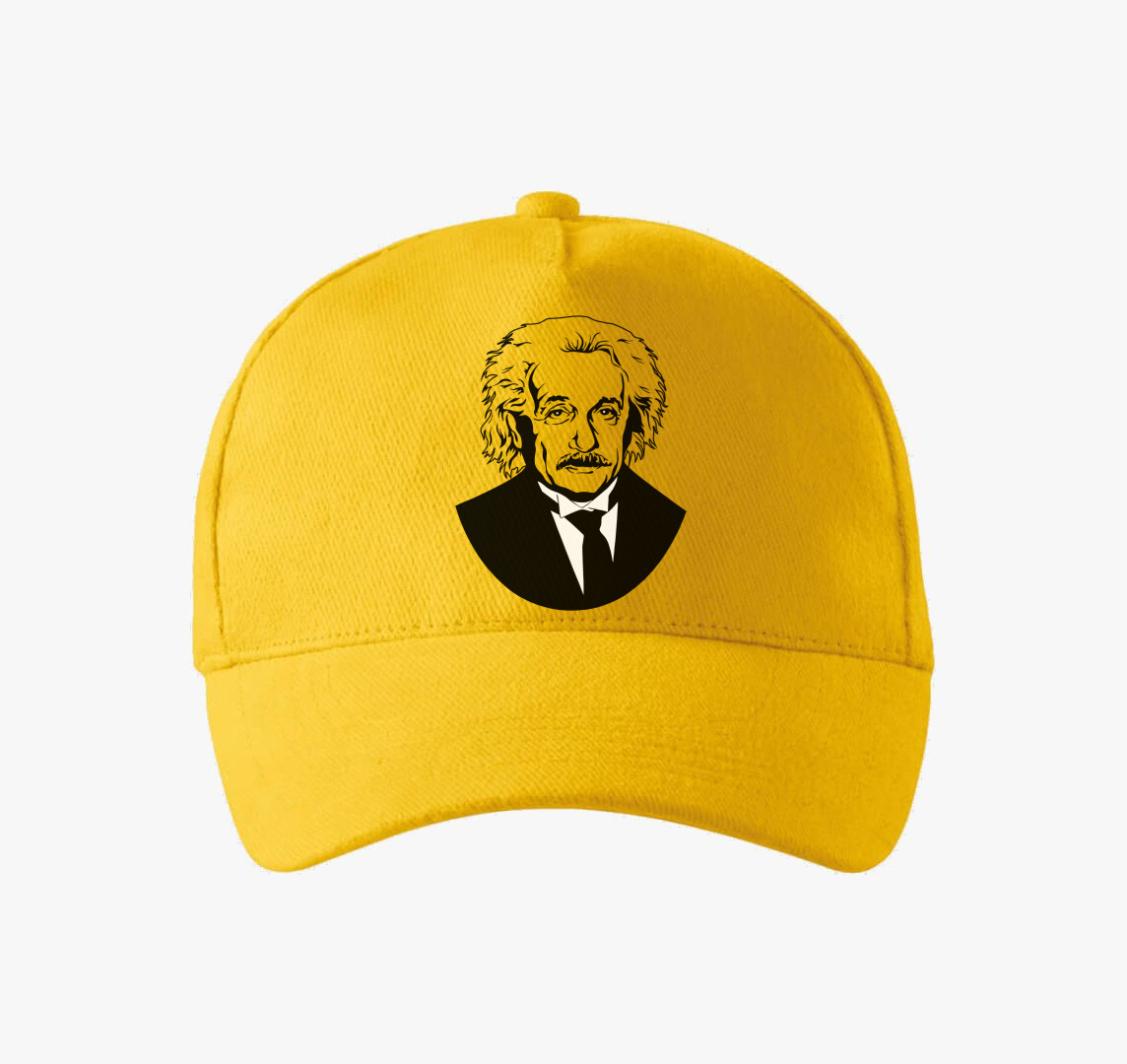 Einstein baseball sapka — Sárga