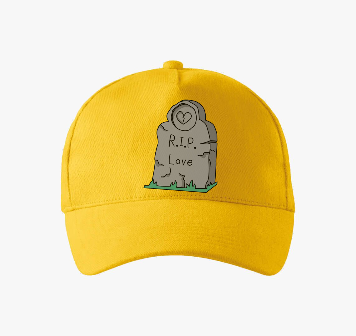 RIP love baseball sapka — Sárga