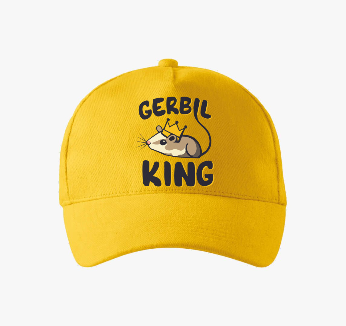 Gerbil king baseball sapka — Sárga