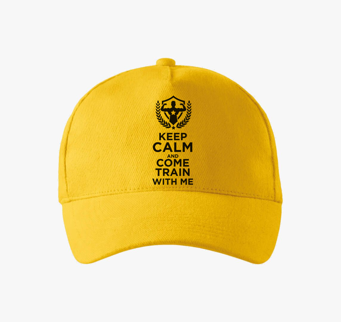 Ceep Calm Training baseball sapka — Sárga