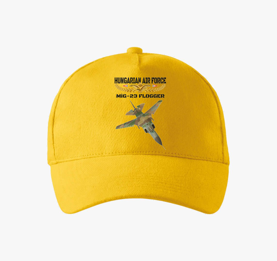Aranysas MiG-23 2 baseball sapka — Sárga