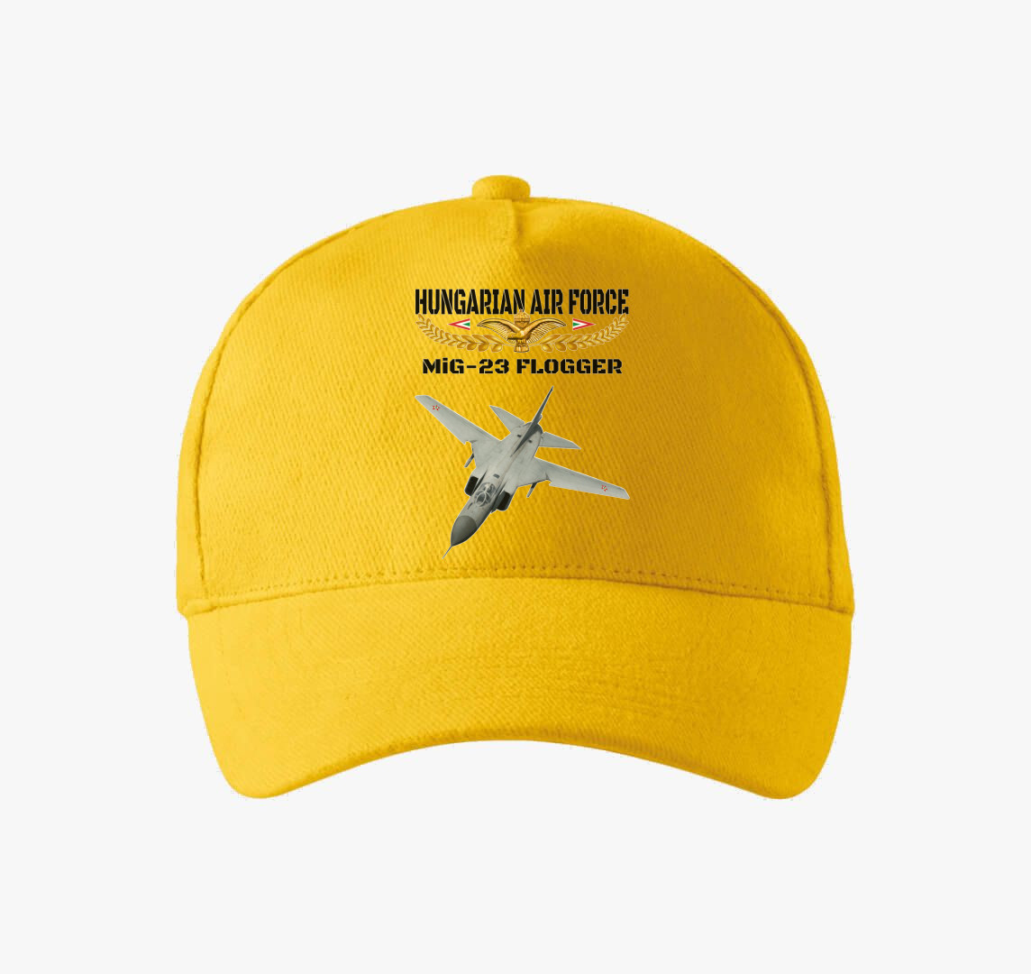 Aranysas MiG-23 3 baseball sapka — Sárga