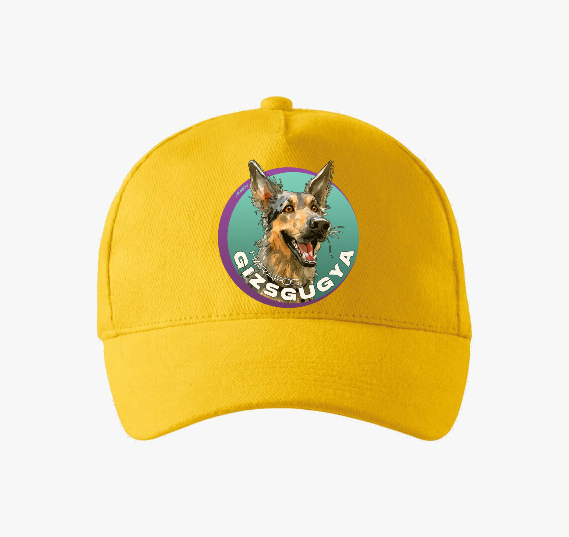 Németjuhász gizsgugya baseball sapka — Sárga