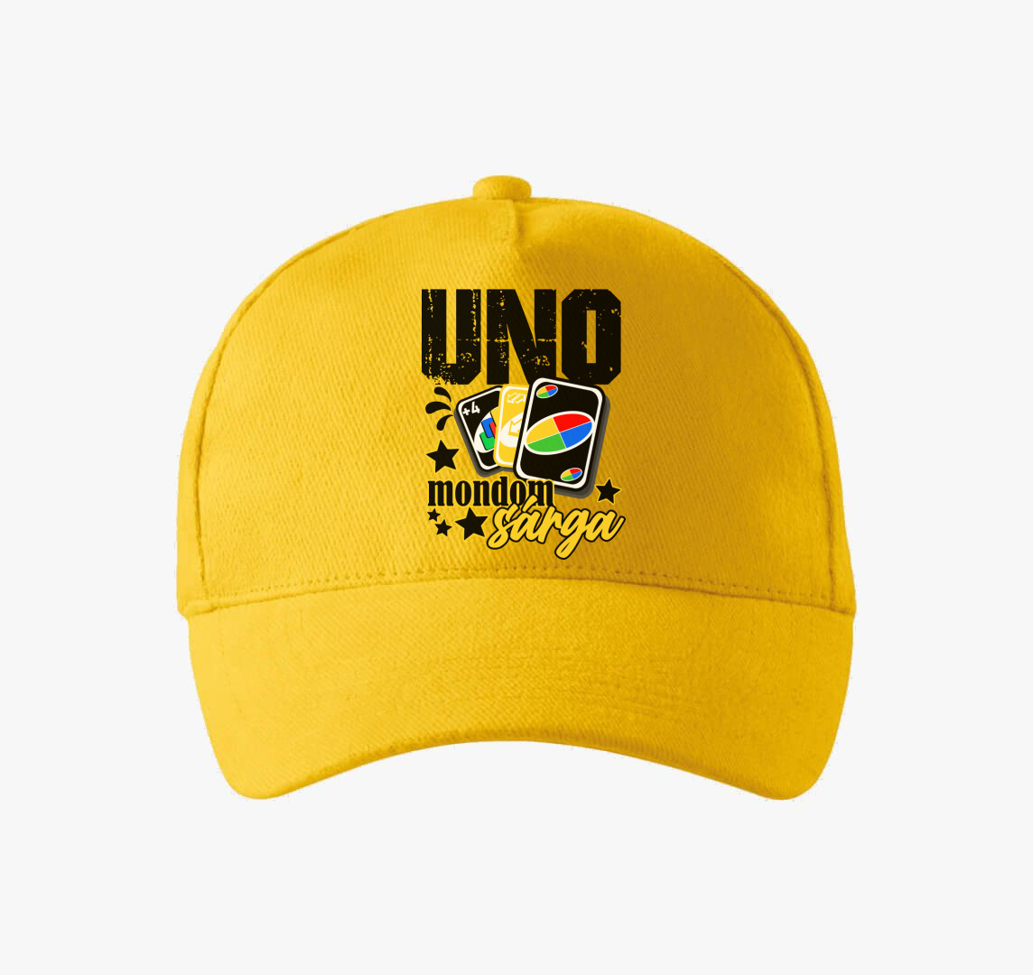UNO minta kedvenc baseball sapka — Sárga
