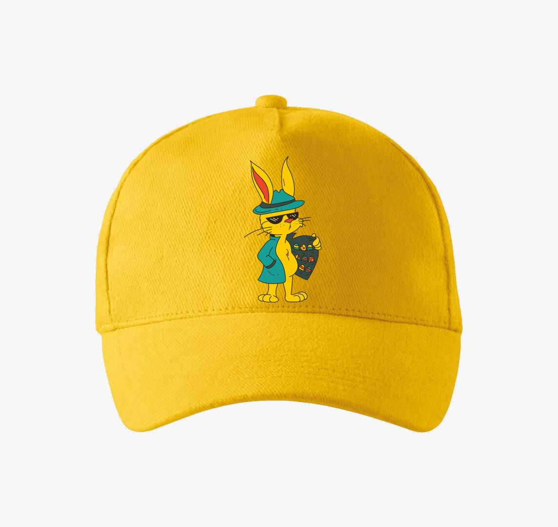 Tojásdíler nyuszi baseball sapka — Sárga