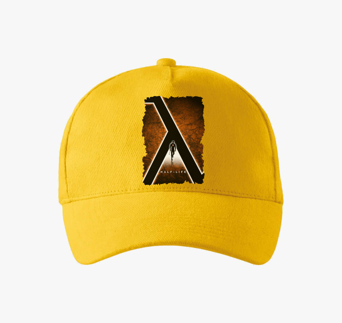 Half Life art baseball sapka — Sárga