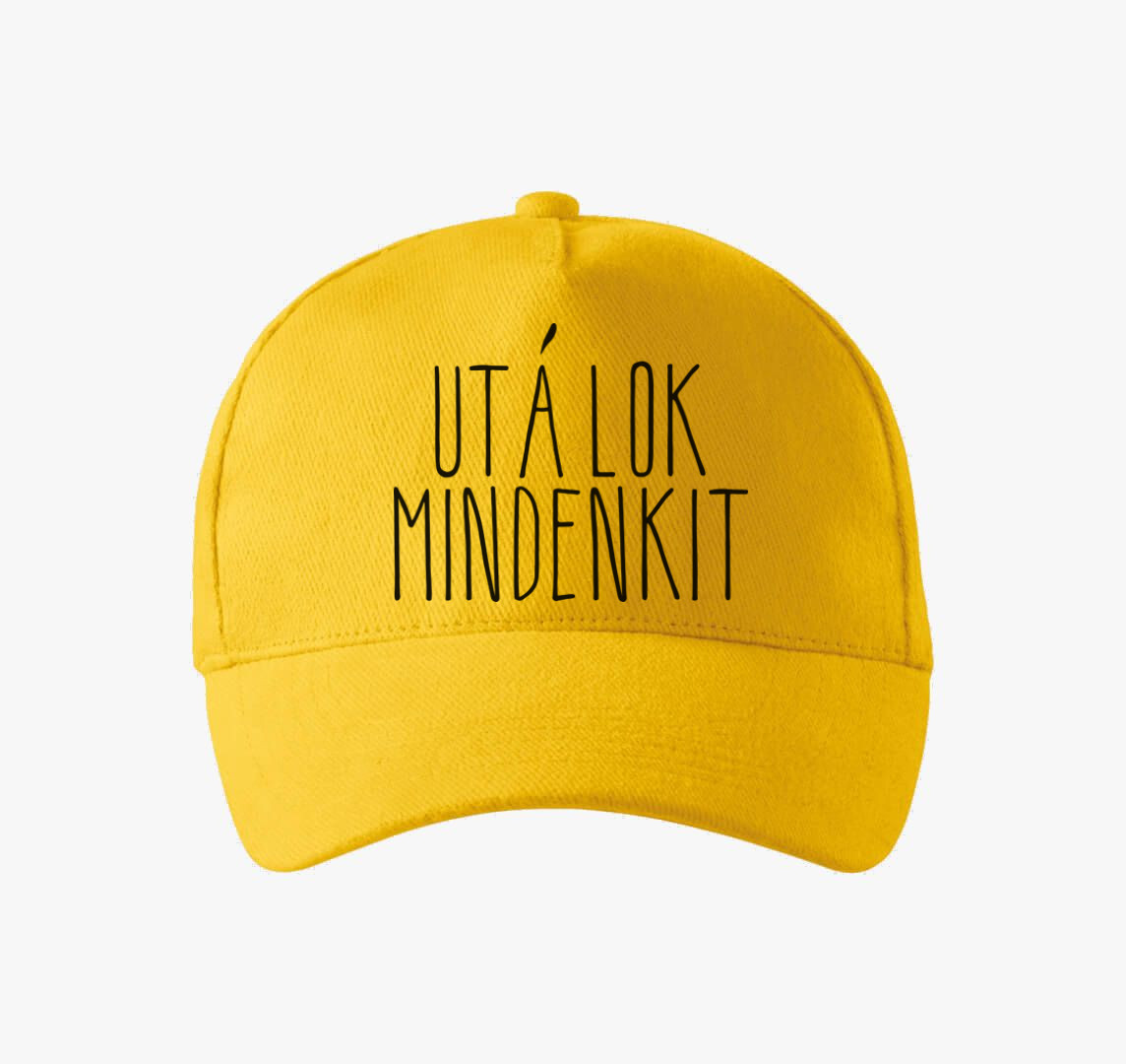 Utálok mindenkit baseball sapka — Sárga