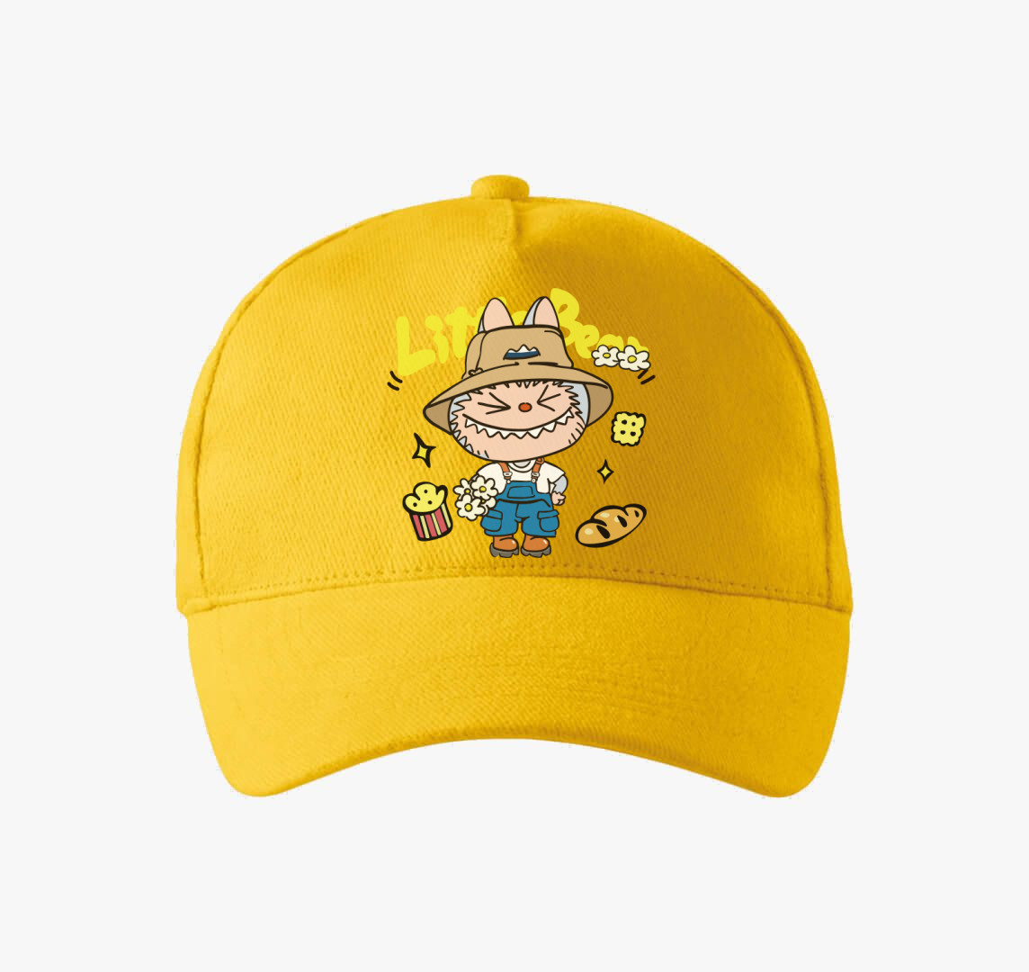 Oroszlán horoszkóp labubu baseball sapka — Sárga