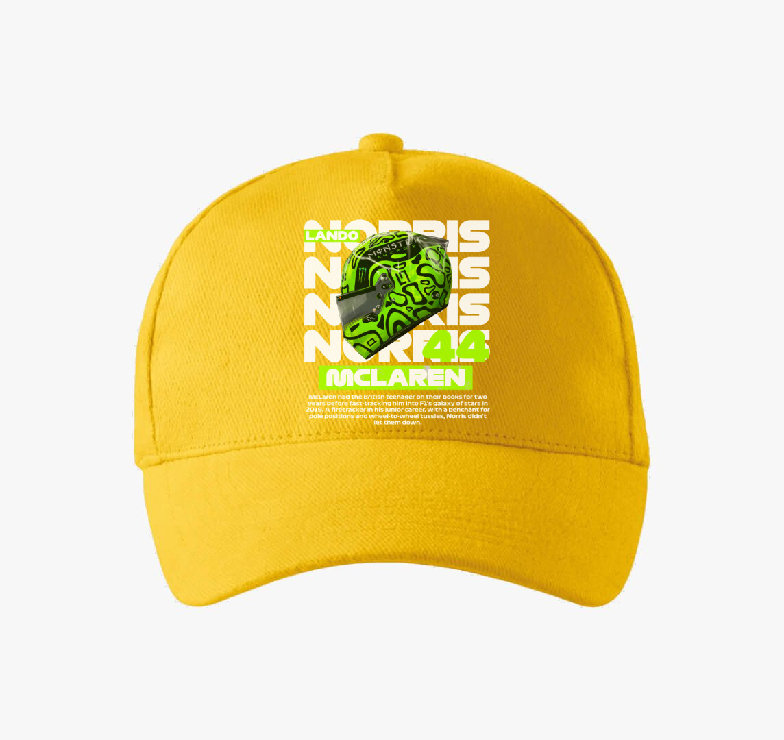 Lando Norris Sisak baseball sapka — Sárga
