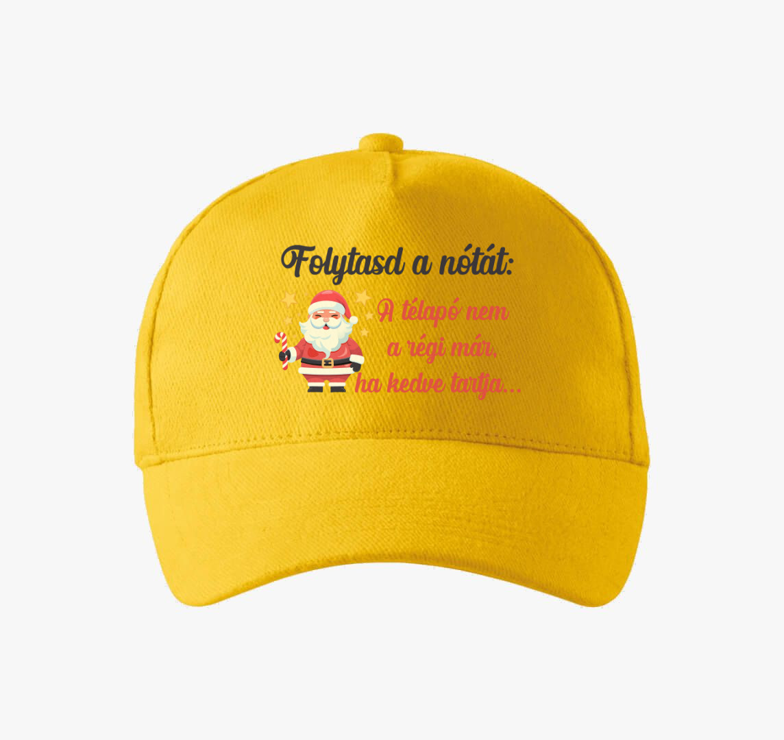 Folytasd a nótát baseball sapka — Sárga