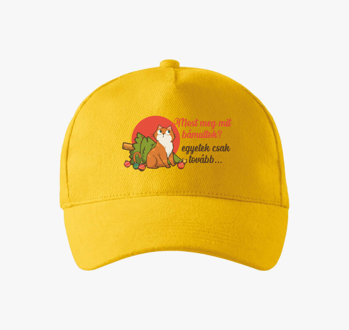 Most meg mit bámultok baseball sapka — Sárga