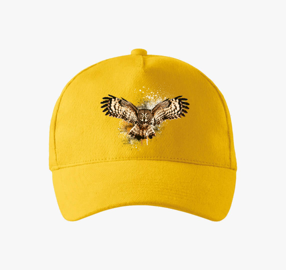 Bagoly baseball sapka — Sárga