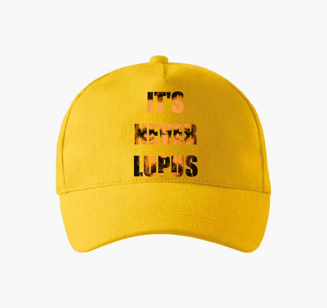 Soha Nem Lupusz baseball sapka — Sárga