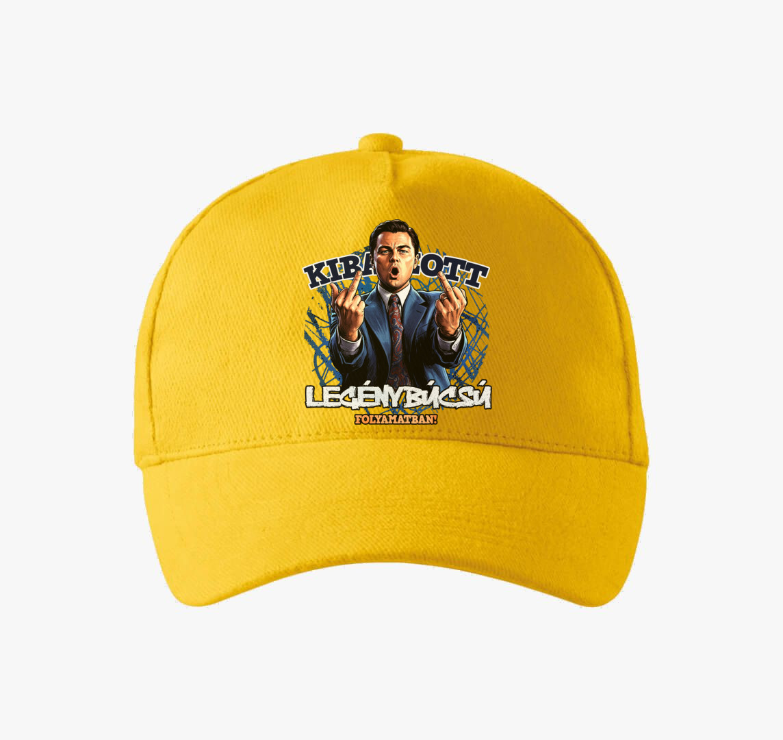 Wall Street Farkasa Legénybúcsú 2 baseball sapka — Sárga