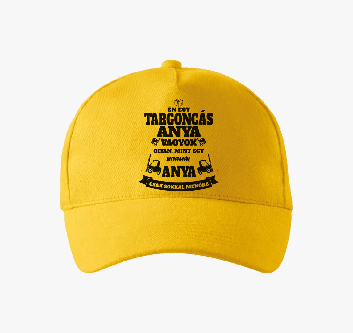 Targoncás anya baseball sapka — Sárga