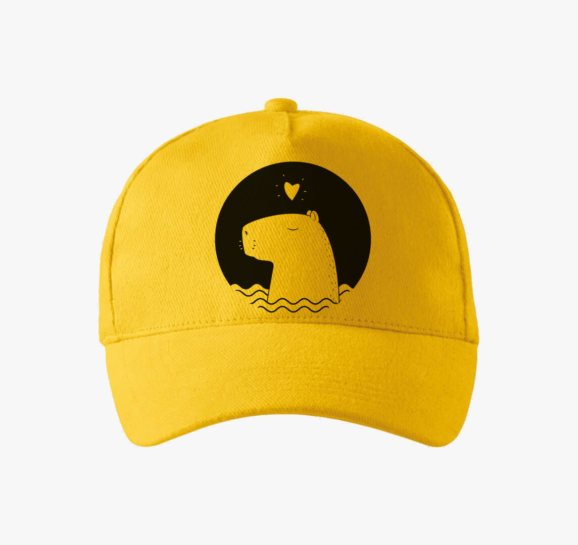 Vízidisznó baseball sapka — Sárga