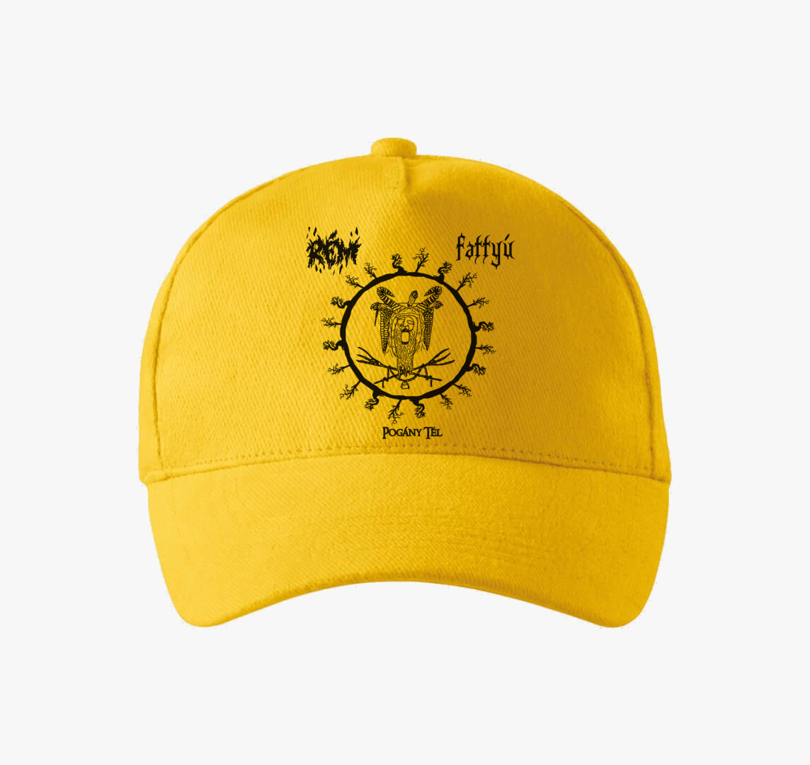 Fattyú X Rém Split - Pogány Tél baseball sapka — Sárga