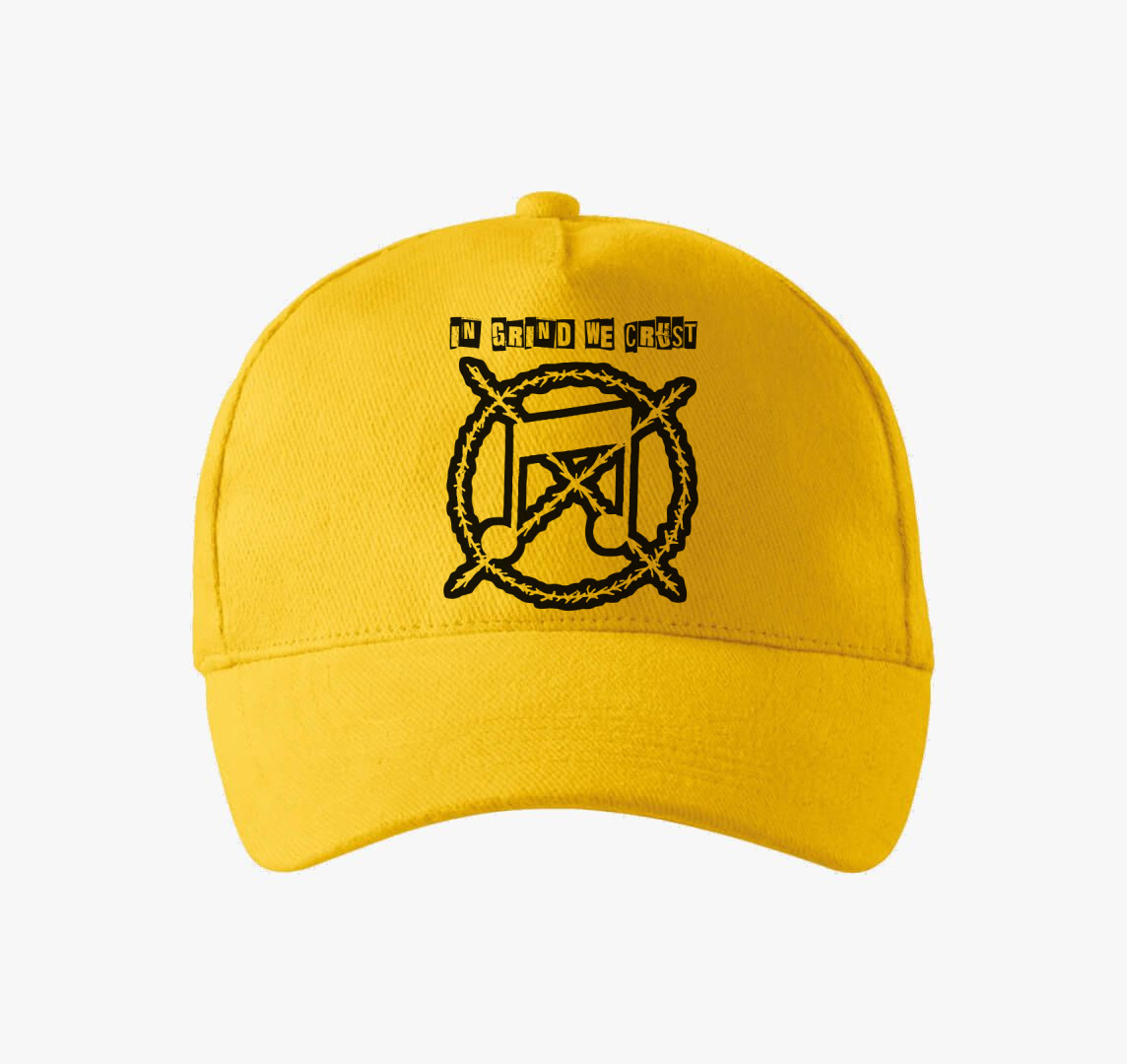 In grind we crust baseball sapka — Sárga