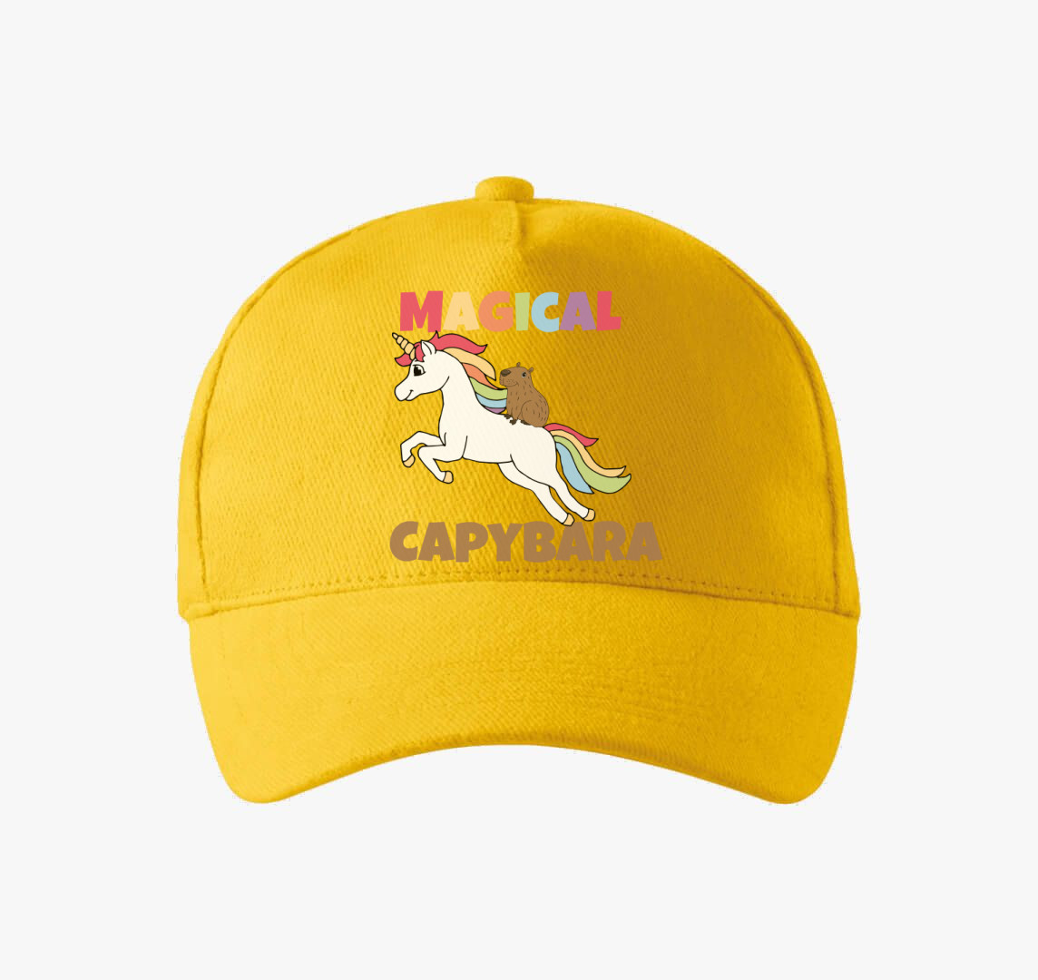 Mágikus kapibara baseball sapka — Sárga
