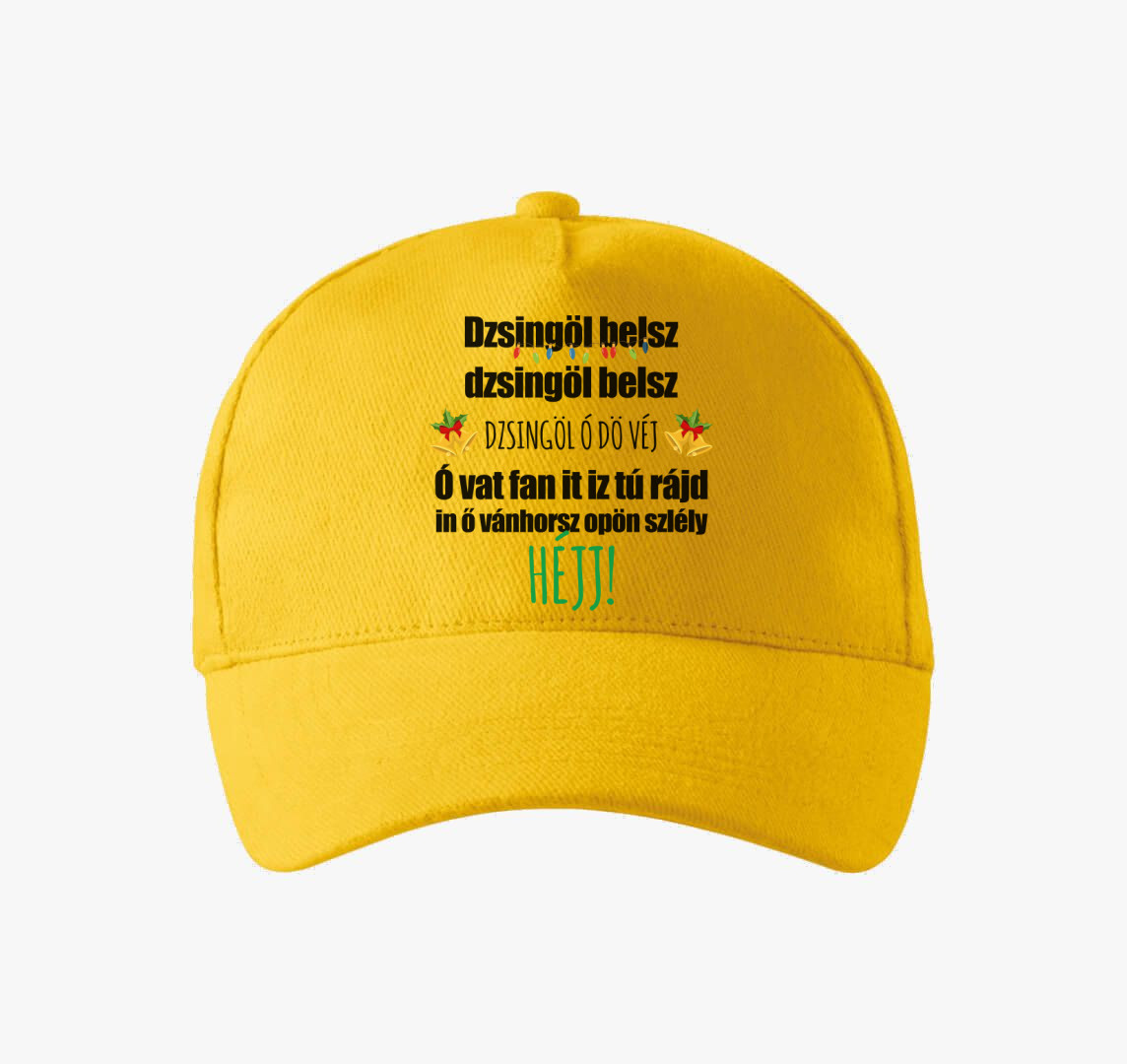 Dzsingöl belsz baseball sapka — Sárga