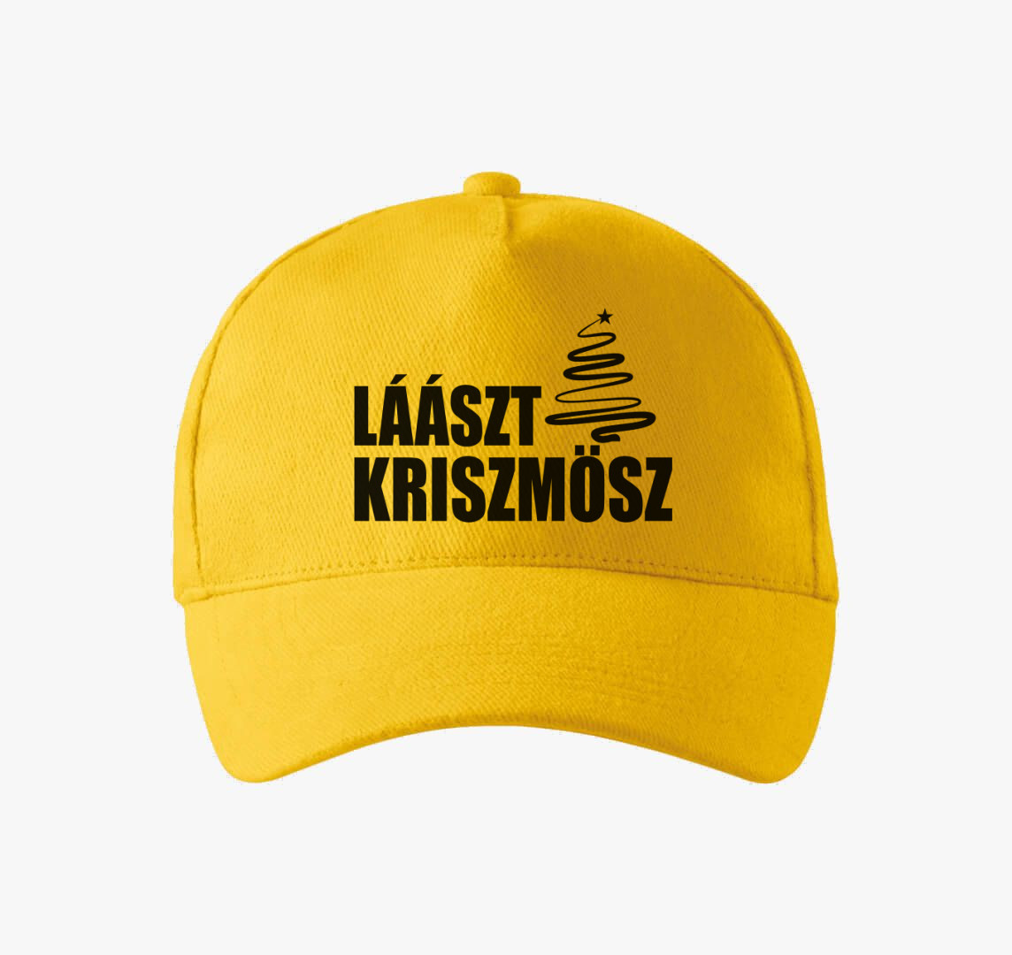 Lászt kriszmösz baseball sapka — Sárga