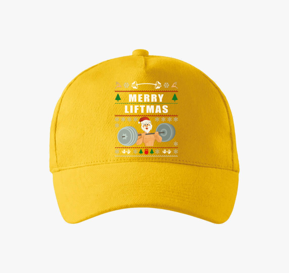 Merry liftmas baseball sapka — Sárga