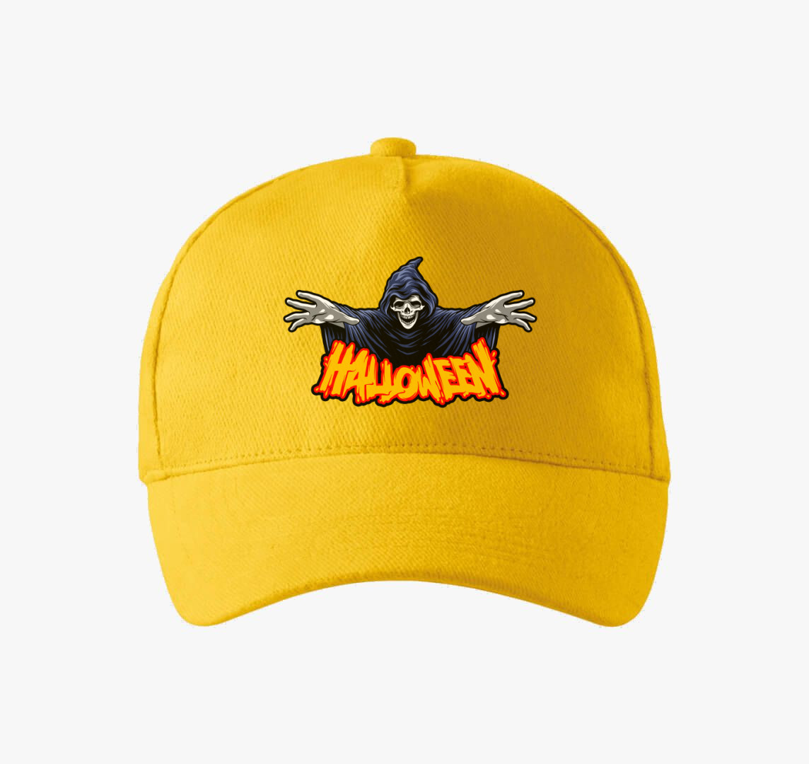 Halloween-i szellemes baseball sapka — Sárga
