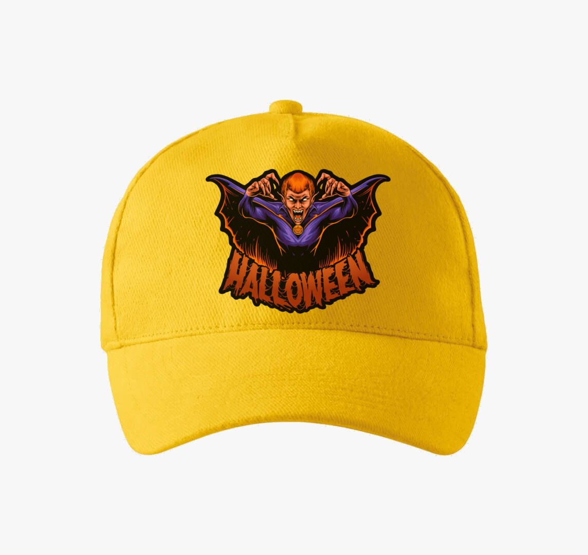Halloween-i vámpíros baseball sapka — Sárga
